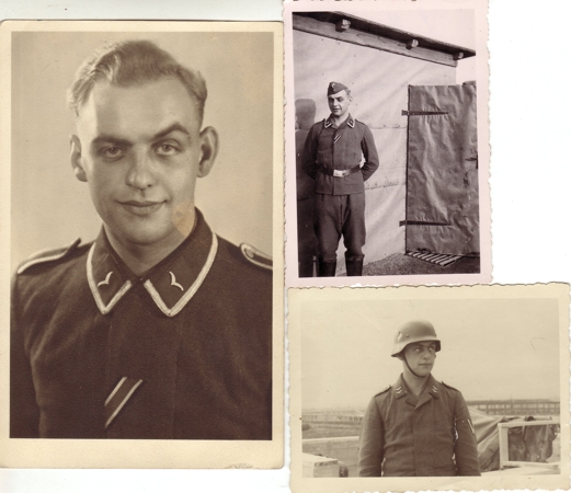 Three photos Luftwaffe NCO EK2 1940-1941