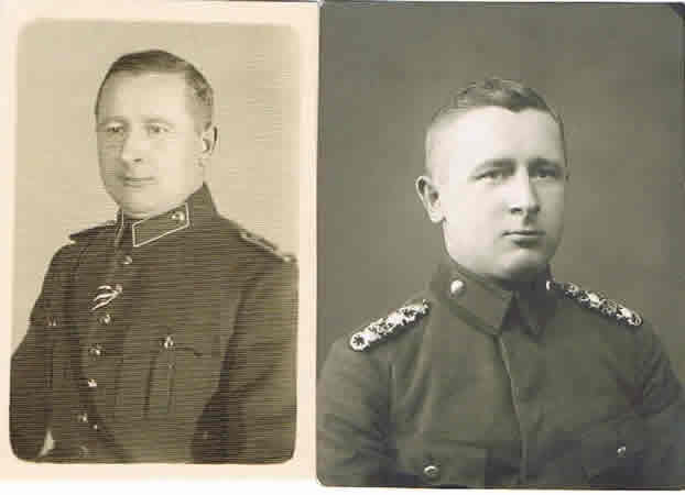 Two early uniform photos police man Berlin