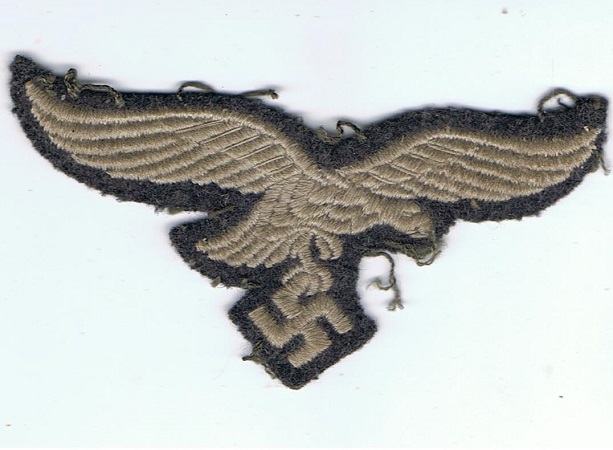 Breast eagle Luftwaffe enlisted men uniform removed #2