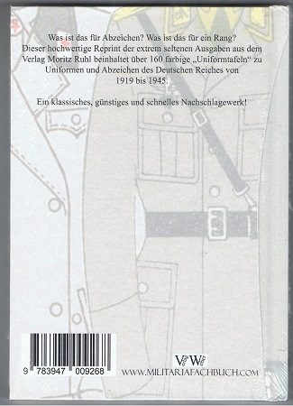 Uniformen im Deutschen Reich 1919-1945 reprint Moritz Ruhl - Image 2