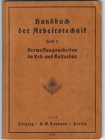 RAD 1935 technical manual Arbeitstechnik Heft 2