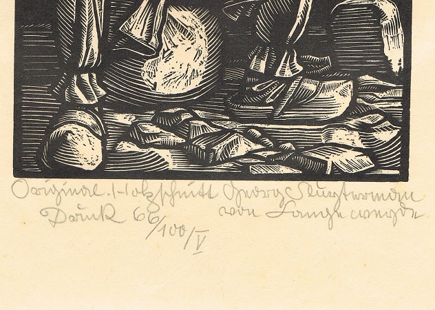 Original woodcut print Georg Sluyterman von Langeweyde - Image 4
