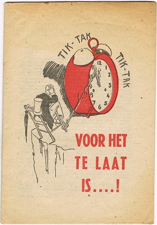 Voor het te laat is. Max Blokzijl Dutch NS propaganda booklet #3