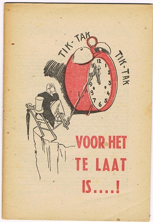 Voor het te laat is. Max Blokzijl Dutch NS propaganda booklet #1