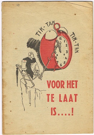 Voor het te laat is. Max Blokzijl Dutch NS propaganda booklet #2
