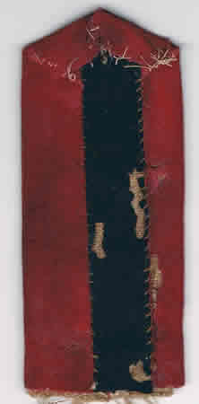 Shoulder board regimental number 10 yellow on red - Image 2