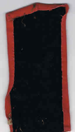 Shoulder board regimental number 138 yellow on red - Image 2