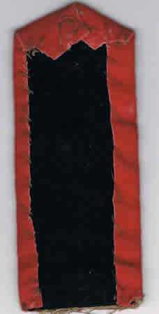 Shoulder board regimental number 15 yellow on red - Image 2