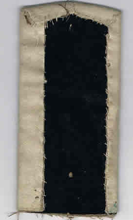 Shoulder board regimental number 42 red on white - Image 2
