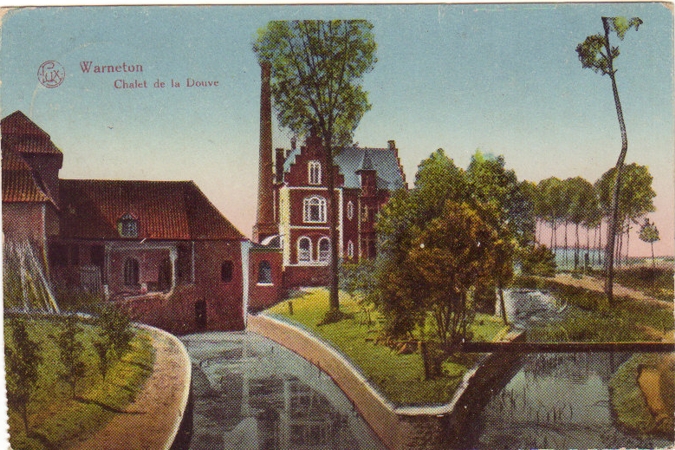 Fieldpost card Warneton France 1916 IR104 40.ID