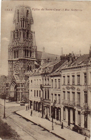 Fieldpost card Lille France 1915 123.Infanterie-Division