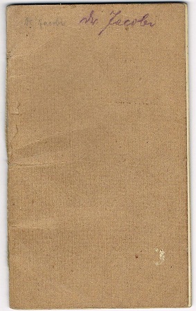 Soldbuch 1914-1918 military Doctor IV.Armee