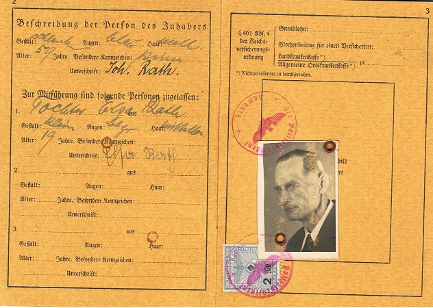 Wandergewerbe travel trade passes 1945 - Image 3