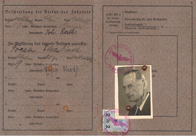 Wandergewerbe travel trade passes 1945 - Image 5