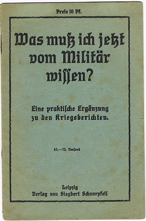 Was muss ich jetzt vom Militär wissen?