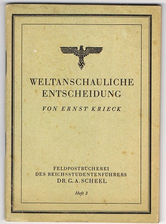 Feldpostbücherei Weltanschauliche Entscheidung 1943