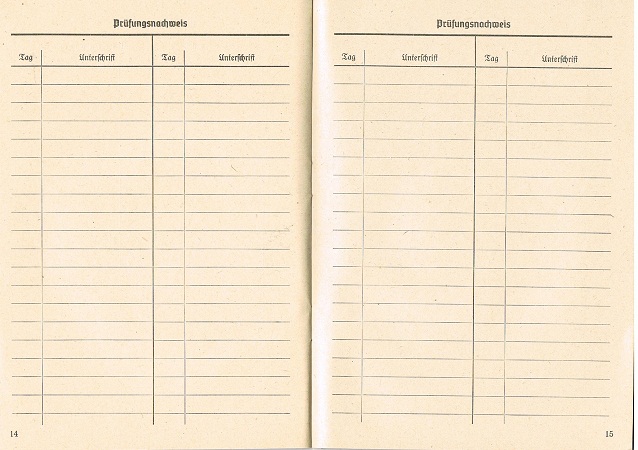 Werkzeugbuch equipment registration book technical units 1943 - Image 4