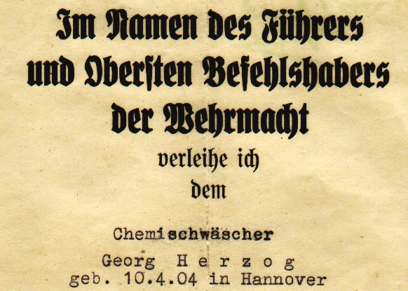 War Merit Cross 2nd Class with Swords Hannover 1944 - Image 2