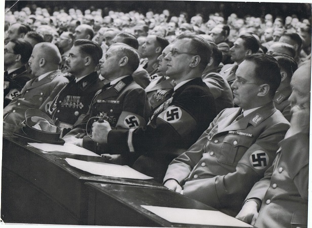 Press photo Reichstag Berlin 1939 Henlein Seysz-Inquart Huehnlei
