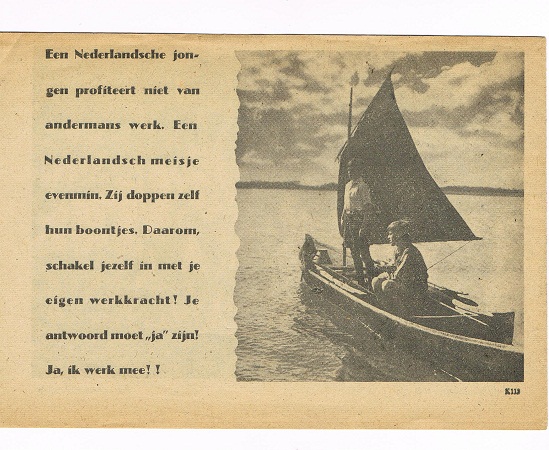 Recruiting folder Nederlansche Arbeitsfront NS-organisation - Image 4