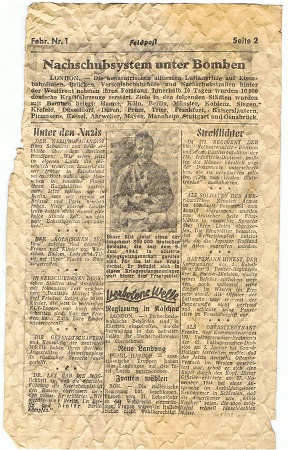 Feldpost 12HG Erste Februar 1945 grenade issue - Image 2