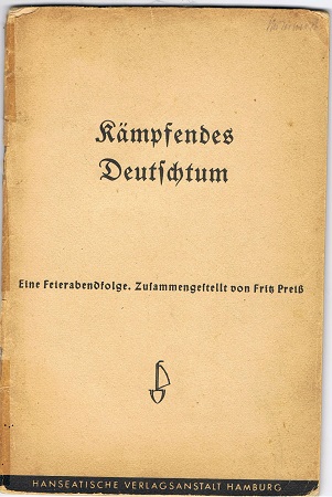 Kämpfendes Deutschtum 1937