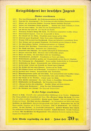 Kriegsbücherei der Deutschen Jugend Heft 34 Luik 1940 - Image 3