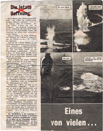 G42 Luftpost Grösste U-Bootoffensive leaflet 1943 Din A4 - Image 2