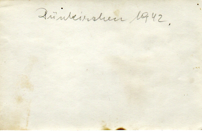 Post card photo soldier Kriegsmarine Dunkirk France 1942 - Image 2