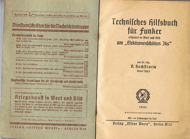 Technical manual for radio operators Wehrmacht 1941 - Image 3