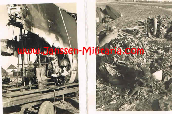 Three photos plane wrecks - Image 2