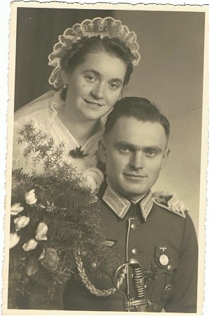Wedding photo NCO Aufklärungs-Abteilung 8 Grünberg Schlesien