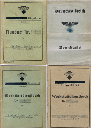 NSFK glider pilot passes Norden Hamburg 1943-1945