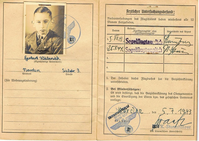 NSFK glider pilot passes Norden Hamburg 1943-1945 - Image 5