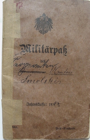 Militärpass award documents NCO Artillery 1914-18 - Image 4
