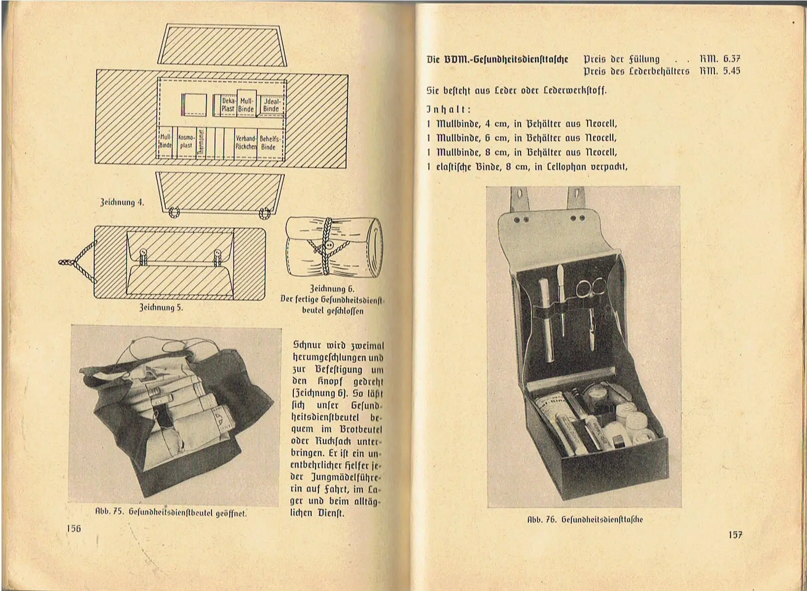 BDM medical manual Gesundheitsdienst 1941 - Image 8