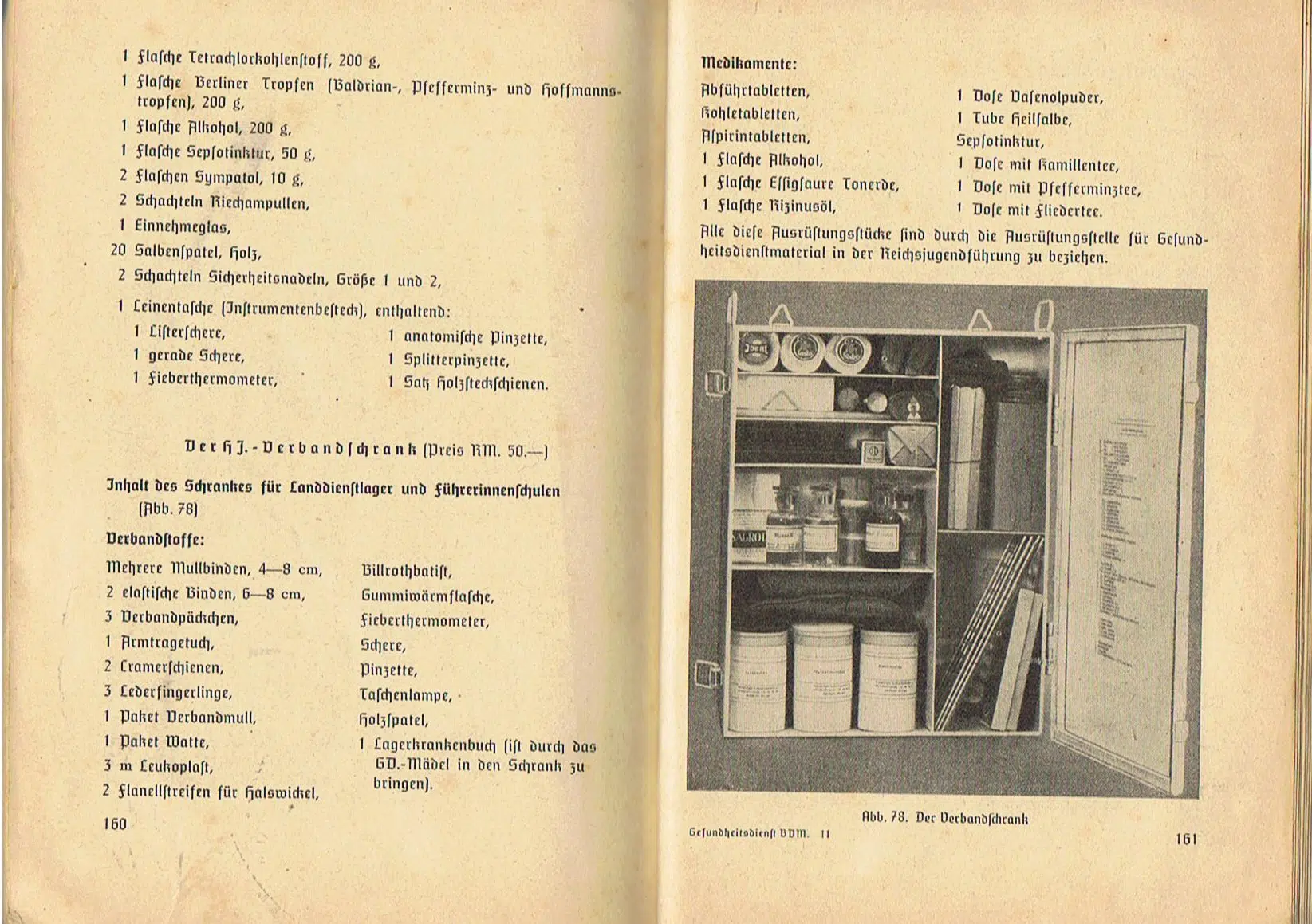 BDM medical manual Gesundheitsdienst 1941 - Image 9