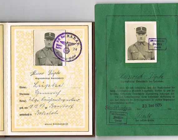 SS-Postschutz and SA group postman Hannover 1935-1944 - Image 7