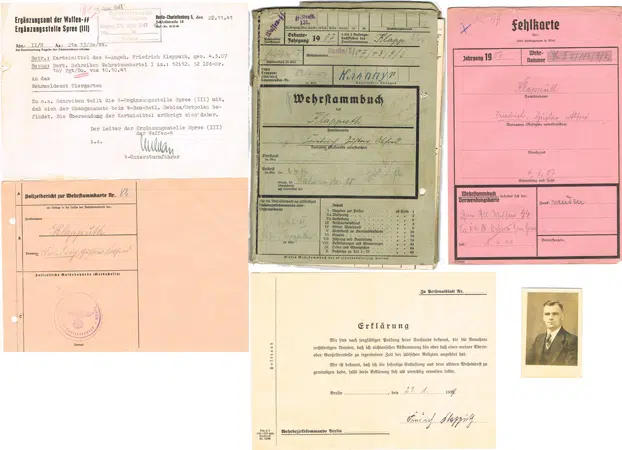 Wehrstammbuch SS-Oberschütze SS-Panzergrenadier-Division Hitler Jugend