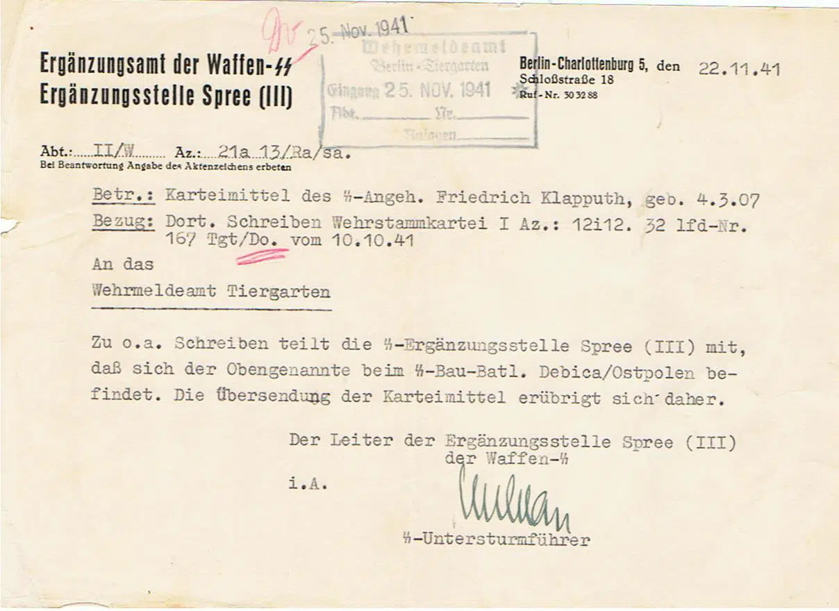 Wehrstammbuch SS-Oberschütze SS-Panzergrenadier-Division Hitler Jugend - Image 17