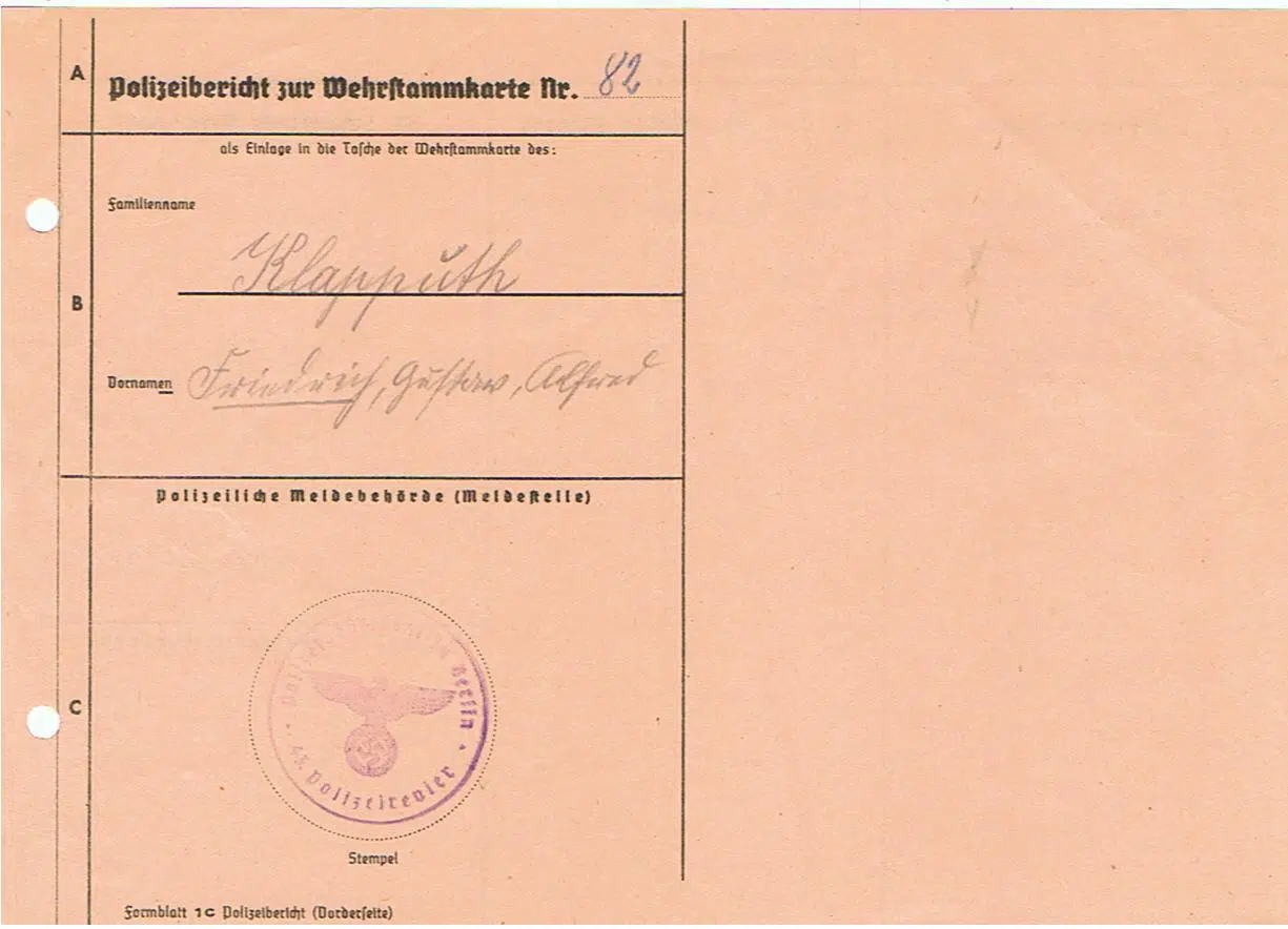 Wehrstammbuch SS-Oberschütze SS-Panzergrenadier-Division Hitler Jugend - Image 20