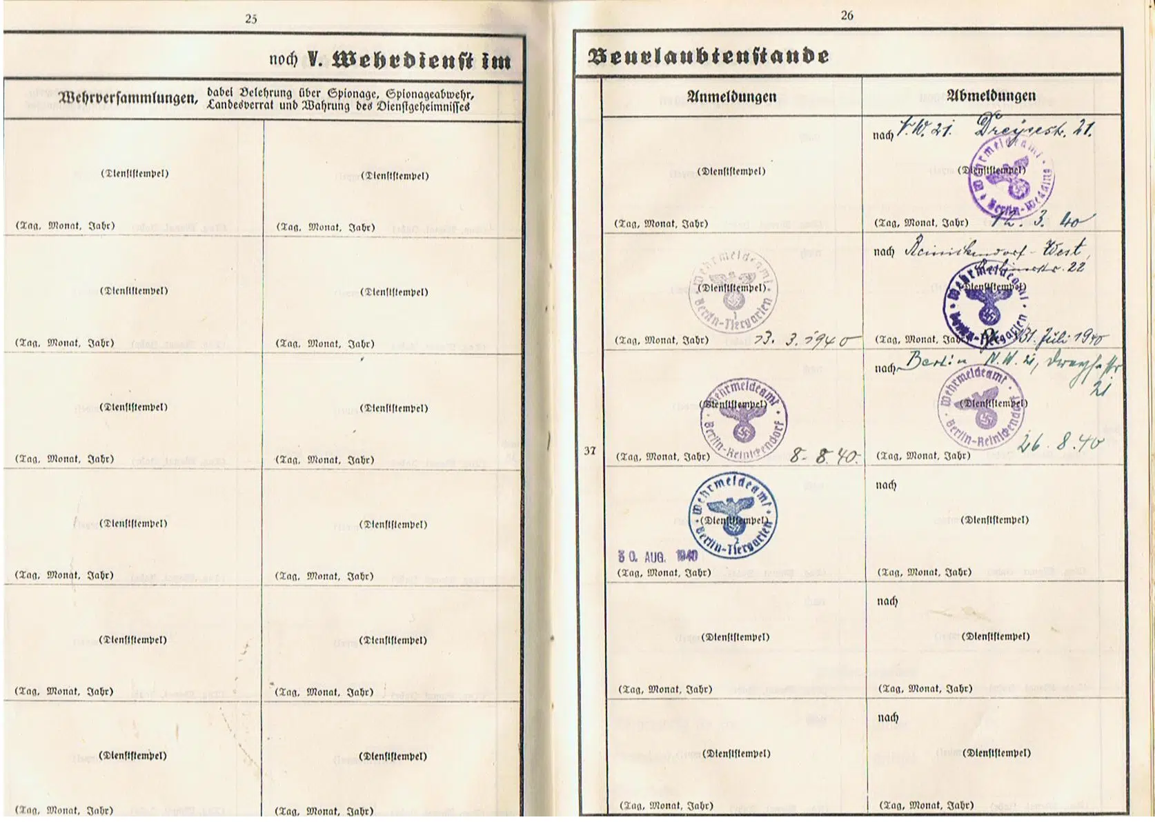 Wehrstammbuch SS-Oberschütze SS-Panzergrenadier-Division Hitler Jugend - Image 9