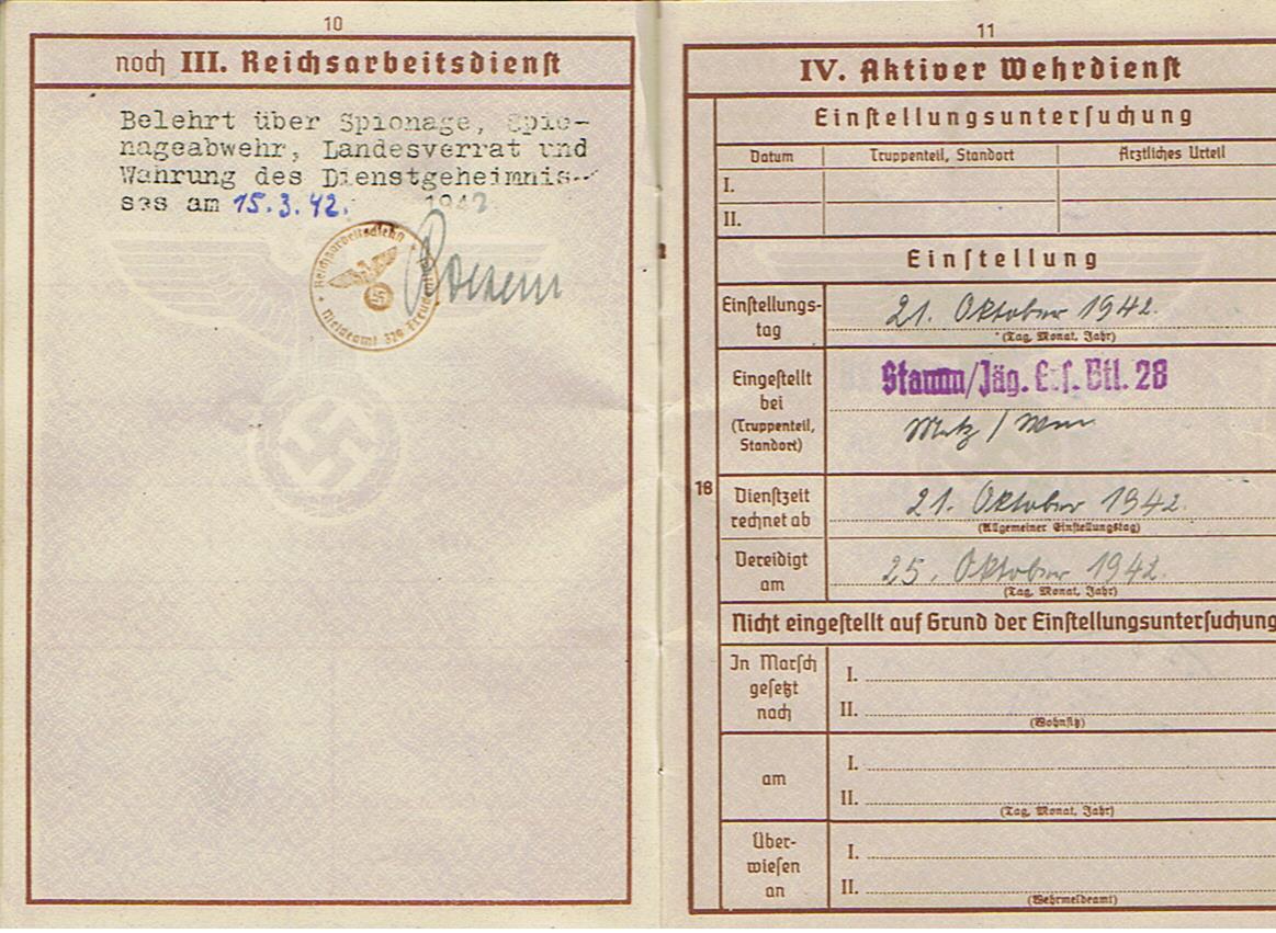 Wehrpass Gefreiter Jäger-Regiment 8.Jäger-Division KIA 1944 Latvia Walk EK2 - Image 6