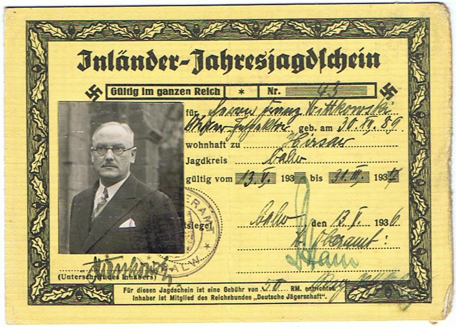 Lot documents Oberstleutnant commander Wehrmeldeamt Aalen 1936-1947 - Image 2