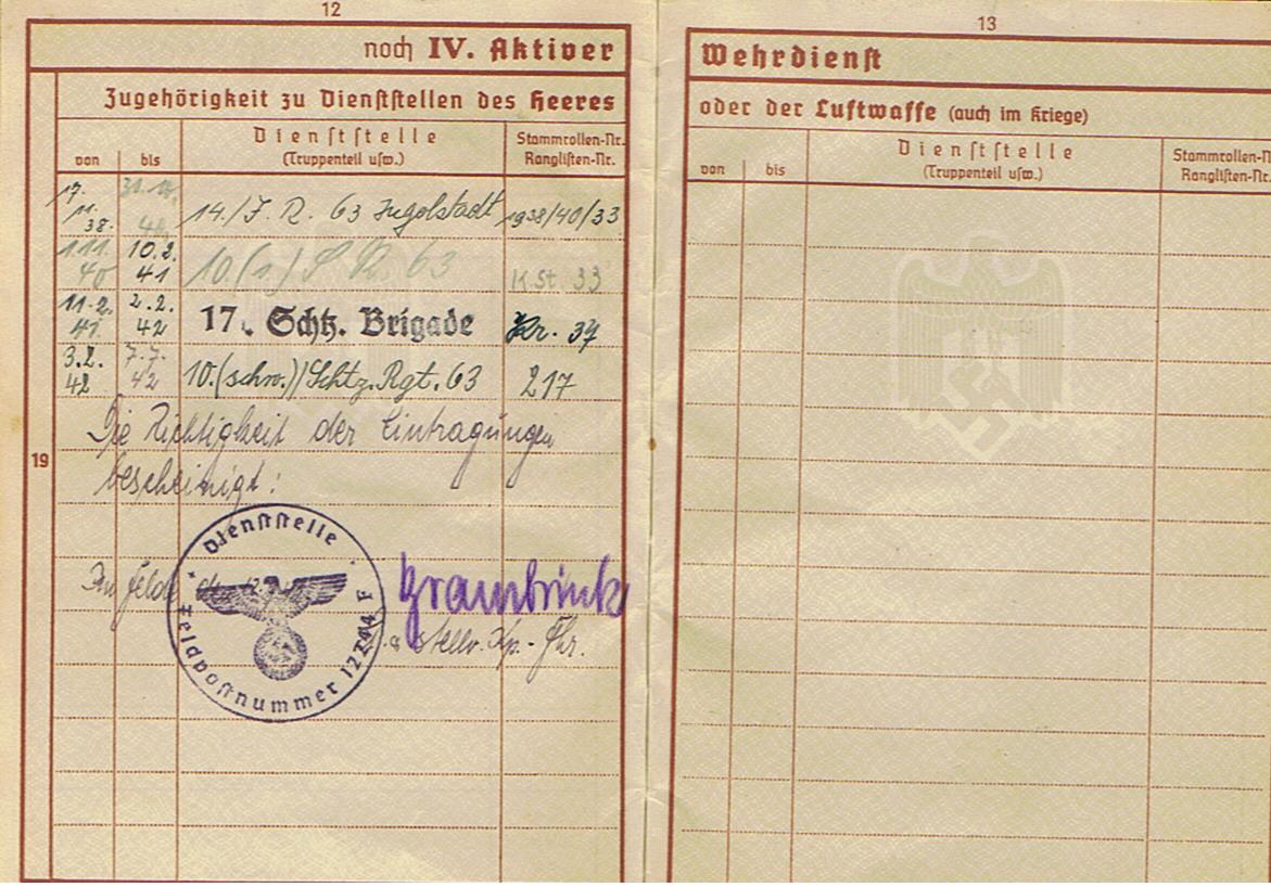 Wehrpass group Obegrefreiter 17.Panzer-Division KIA 1942 Russia - Image 10