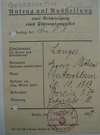 SA grouping Horst Wessel 16 documents - Image 5