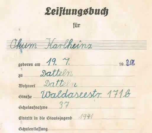 Proficiency books Staatsjugend HJ/DJ member 1941-1944 - Image 2