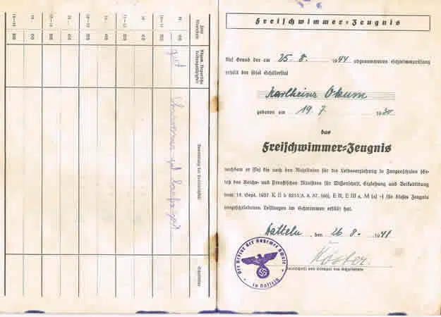 Proficiency books Staatsjugend HJ/DJ member 1941-1944 - Image 3