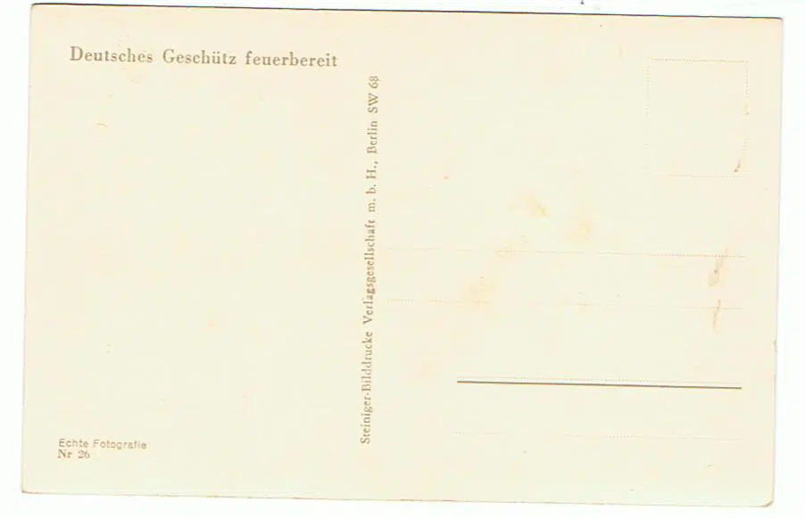 Deutsches Geschütz feuerbereit - Image 2