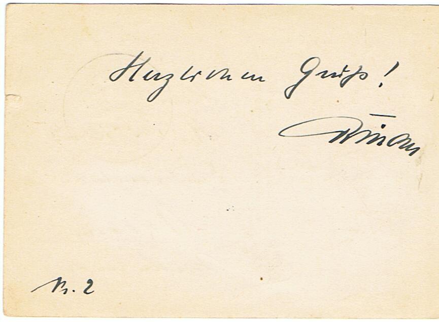 Postcard WHW winter help Ulrich von Hutten 1940 Würzburg to Hoorn Netherlands - Image 2